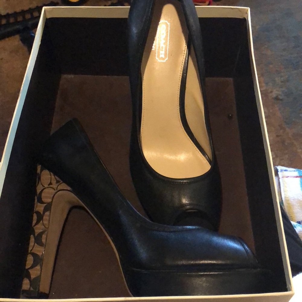 Coach Platform heels